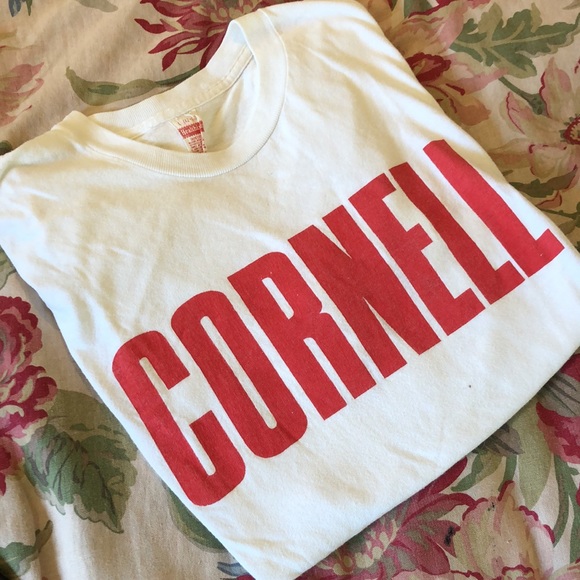 VINTAGE 70s size Large HealthKnit CORNELL SpellOut - Picture 2 of 11